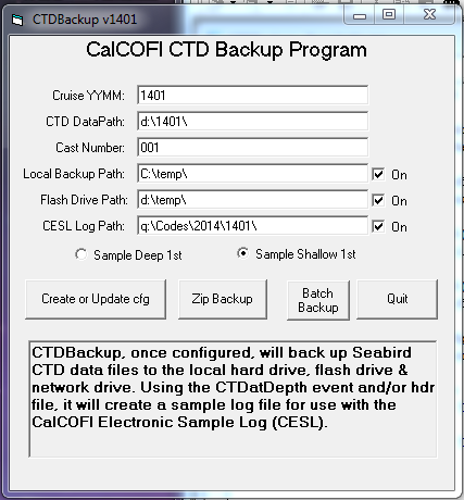 CTDBackup: Backup CTD Cast Files